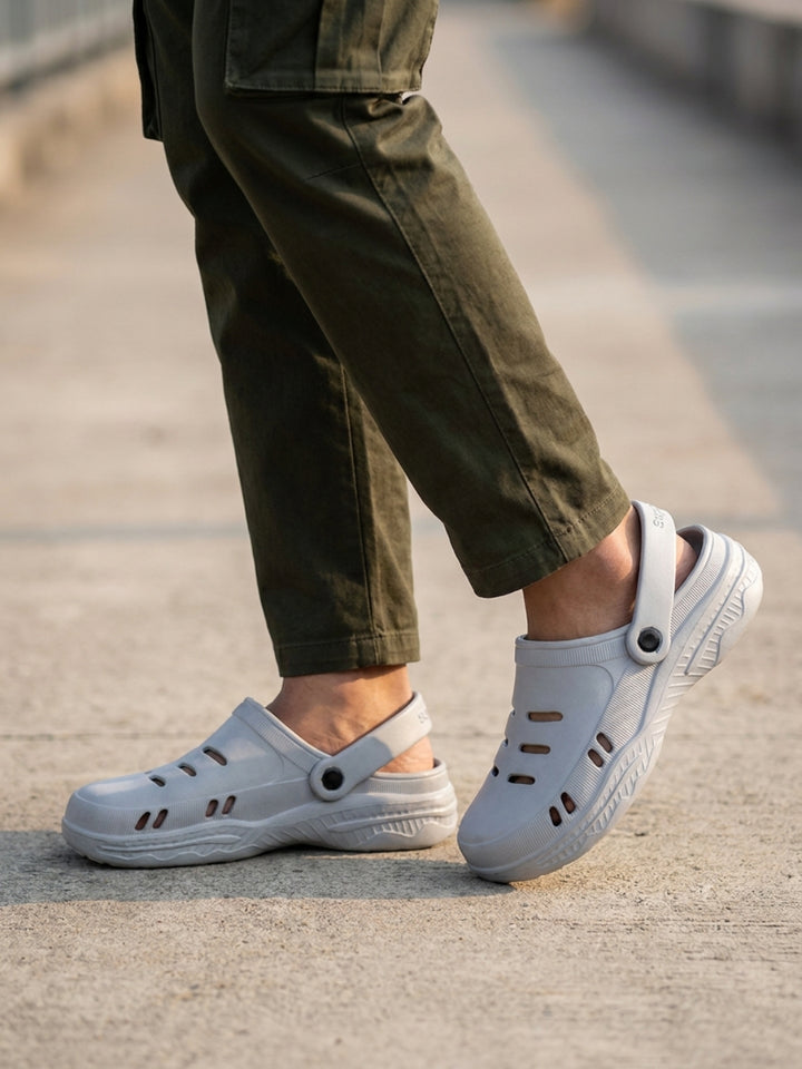 Superog Nova- Men's Clogs-Cool Grey