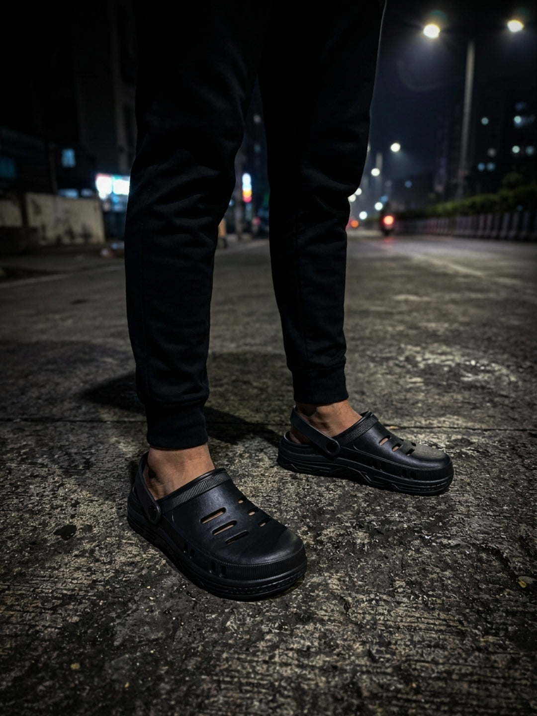 Superog Nova- Men's Clogs-Midnight Black