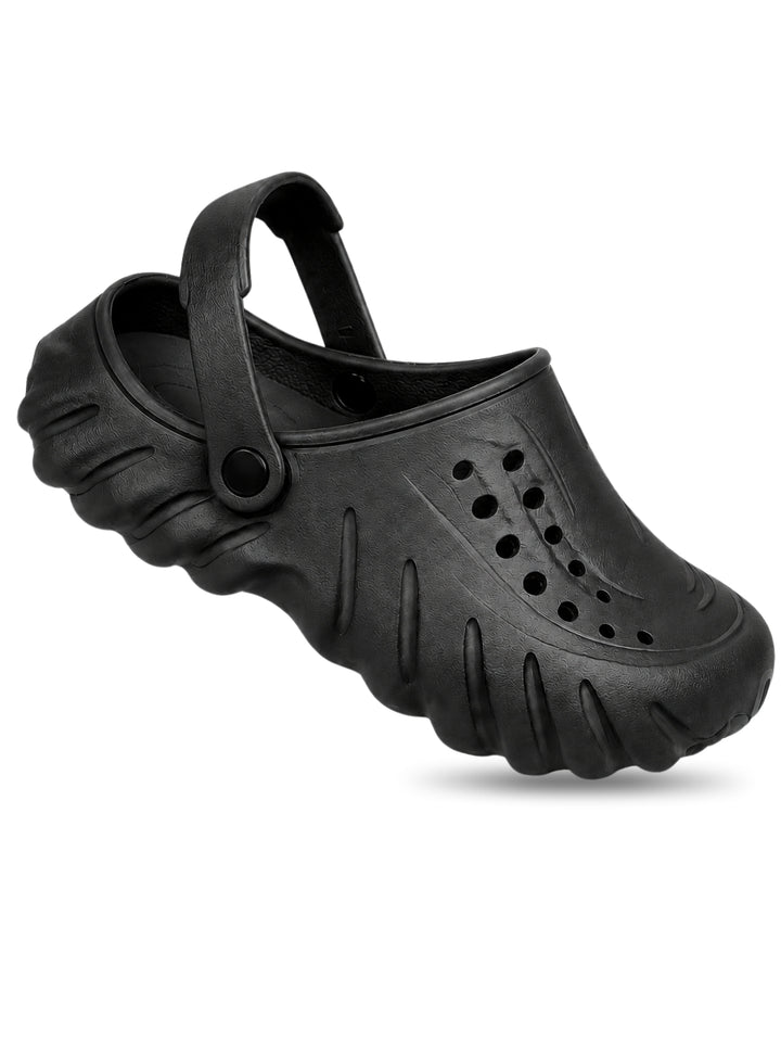 Superog Titan- Men's Clogs-Midnight Black
