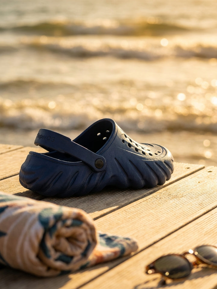Superog Titan- Men's Clogs-Navy Blue