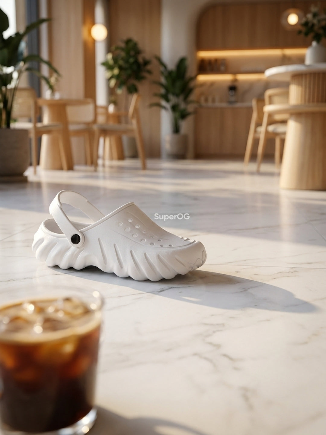 Superog Titan- Men's Clogs-White