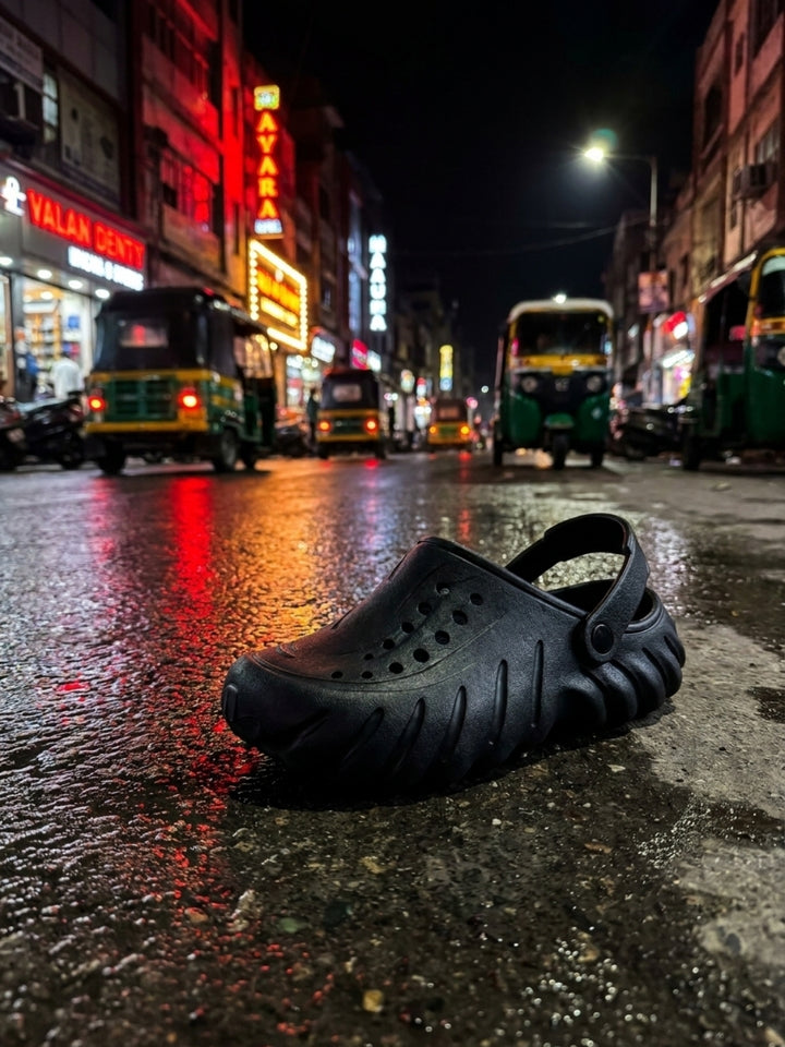 Superog Titan- Men's Clogs-Midnight Black