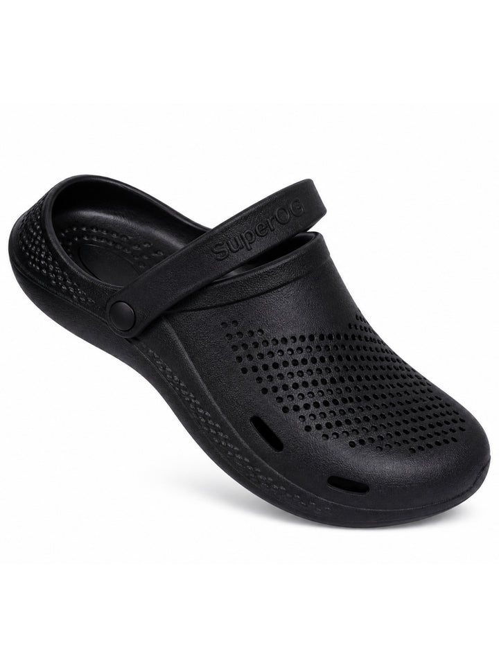 Superog Aero- Men's Clogs-Midnight Black