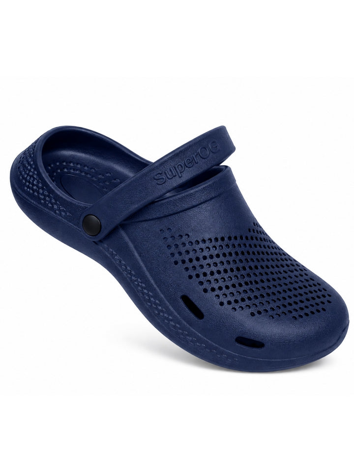 Superog Aero- Men's Clogs-Navy Blue