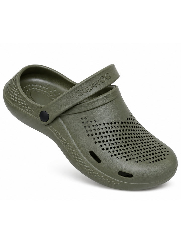 Superog Aero- Men's Clogs-Green