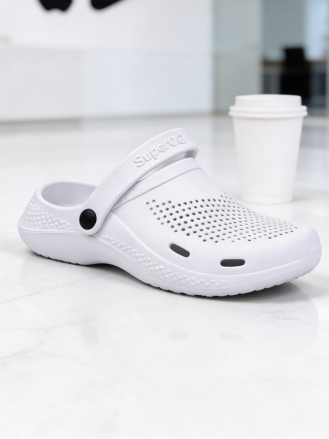 Superog Aero- Men's Clogs-White