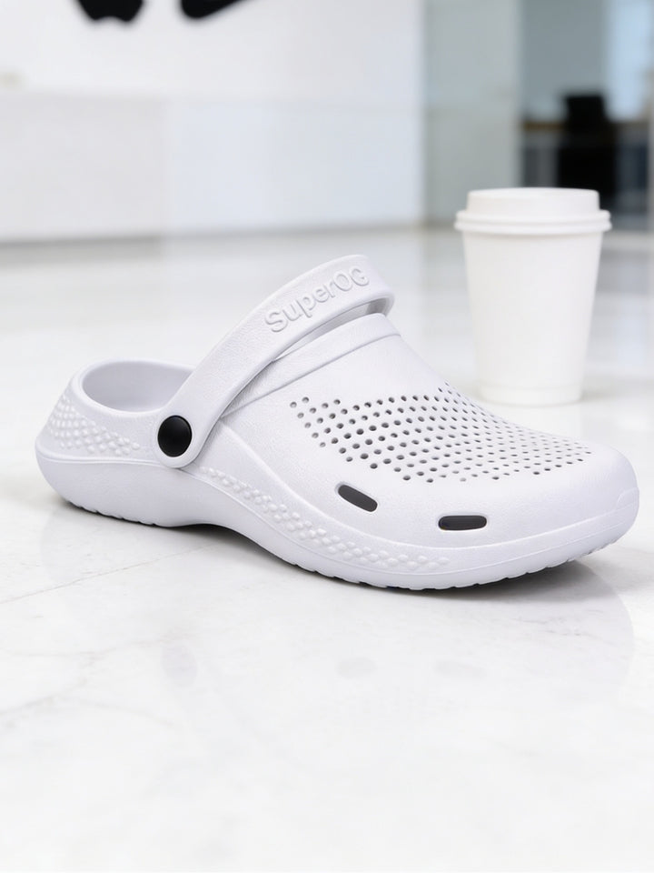 Superog Aero- Men's Clogs-White