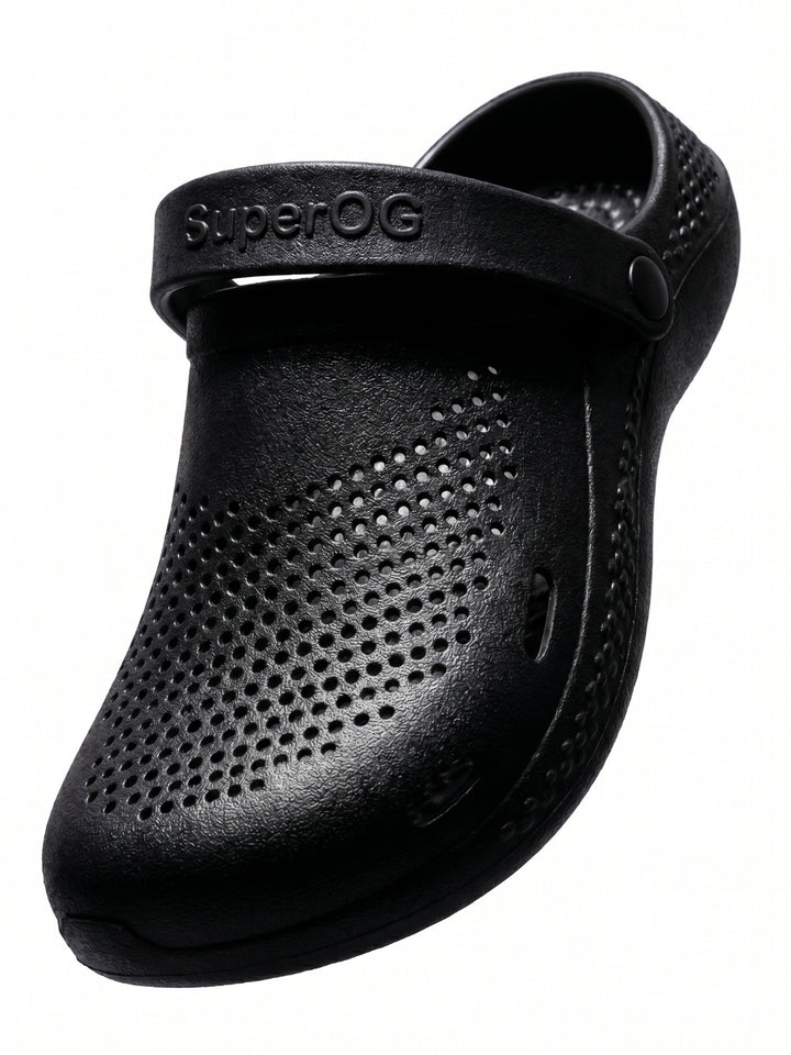 Superog Aero- Men's Clogs-Midnight Black