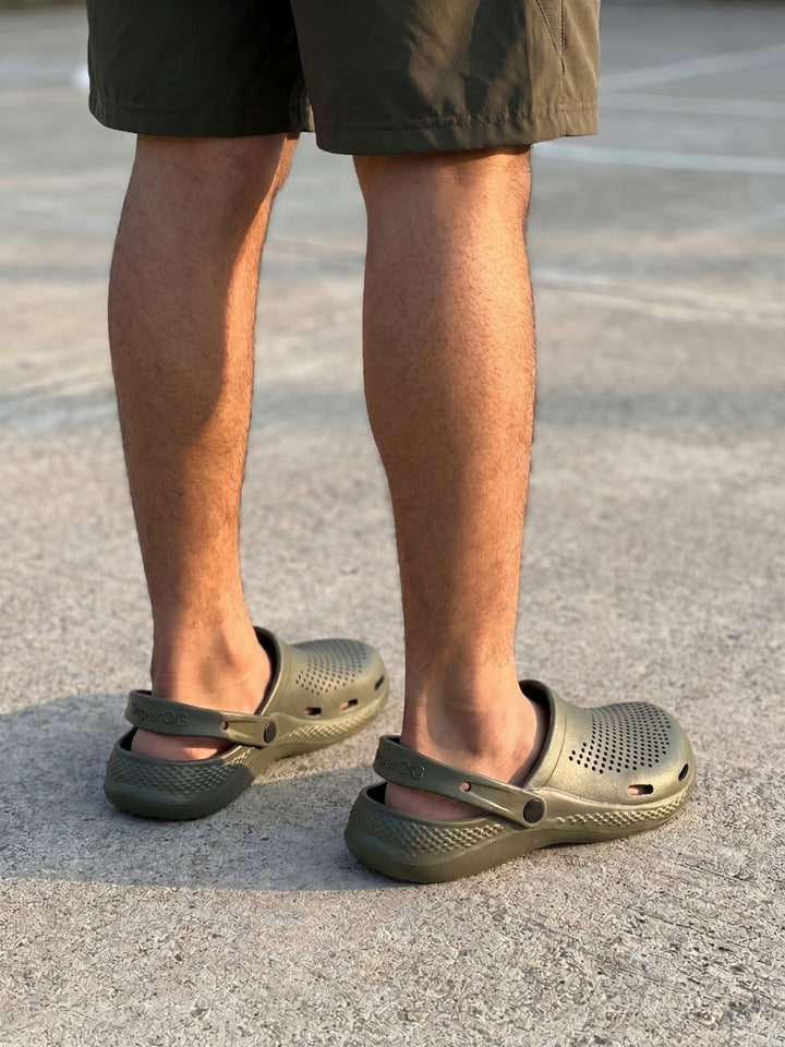 Superog Aero- Men's Clogs-Green