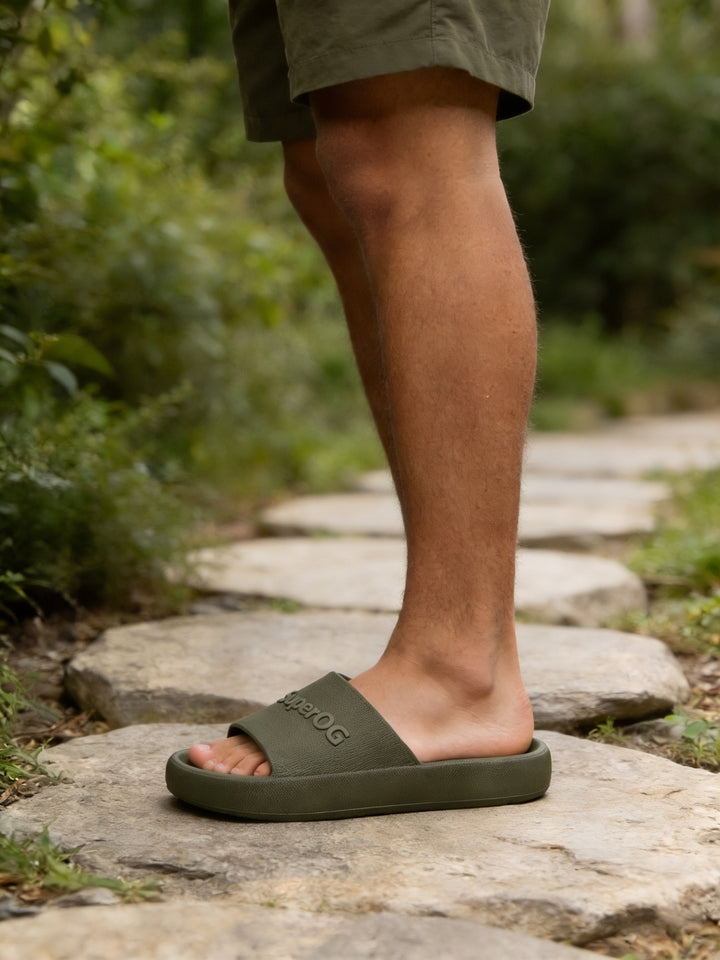 Superog Men's- CloudStep Sliders-Green