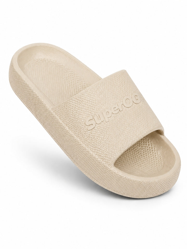 Superog Men's- CloudStep Sliders-Classic Beige