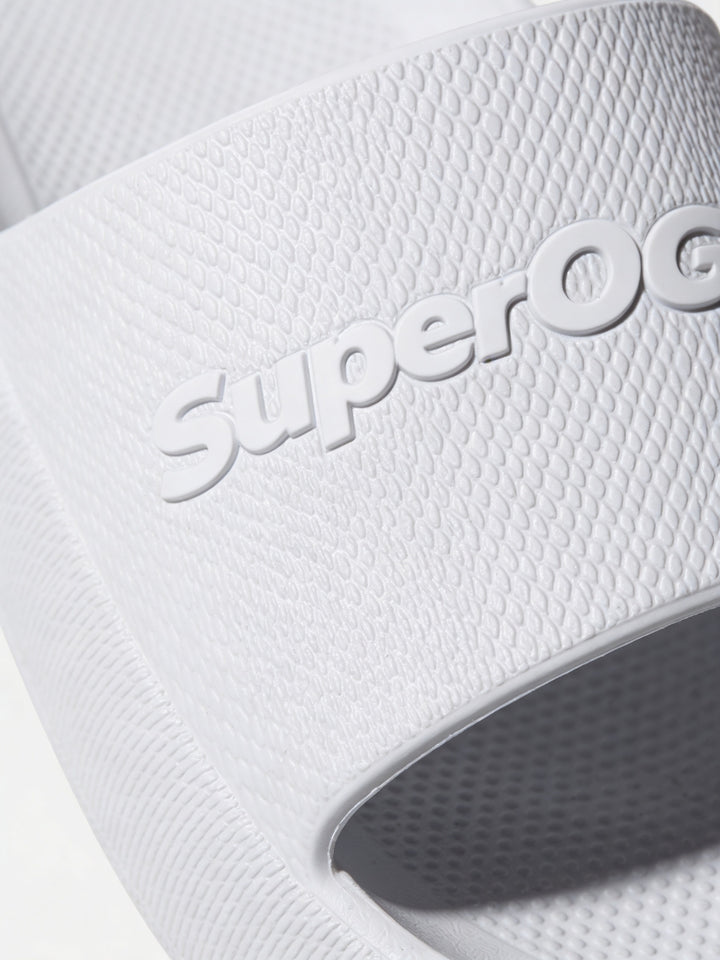 Superog Men's- CloudStep Sliders-White