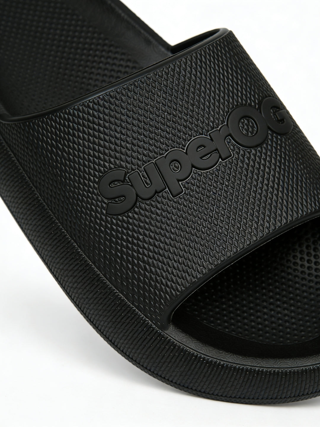 Superog Men's- CloudStep Sliders-Midnight Black