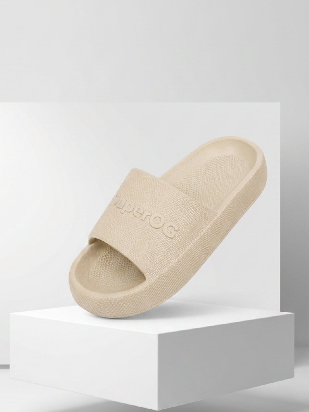 Superog Men's- CloudStep Sliders-Classic Beige