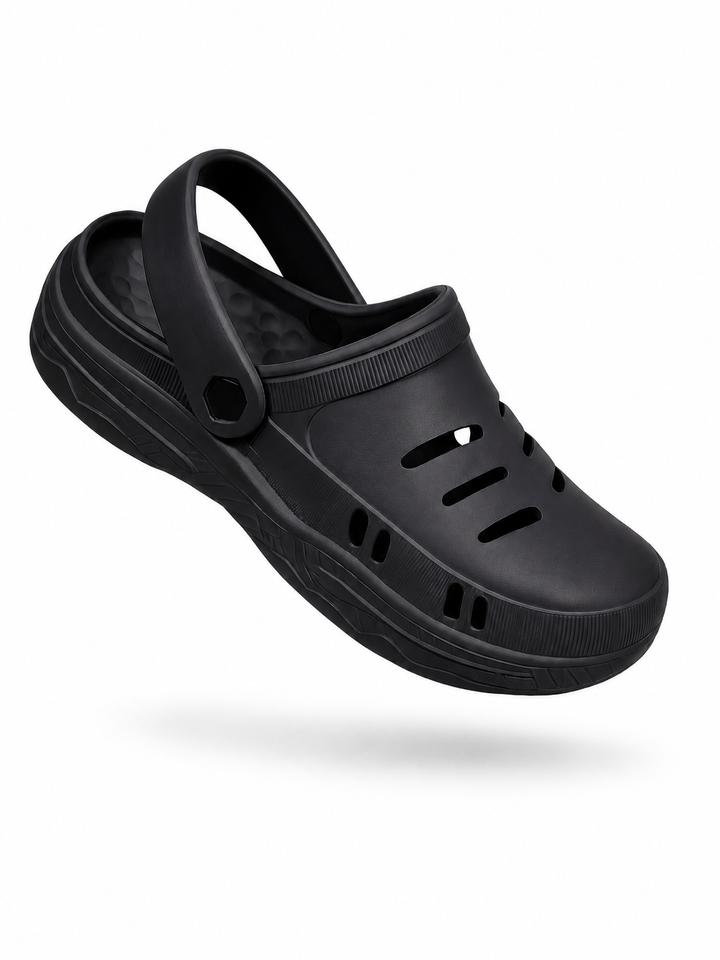 Superog Nova- Men's Clogs-Midnight Black