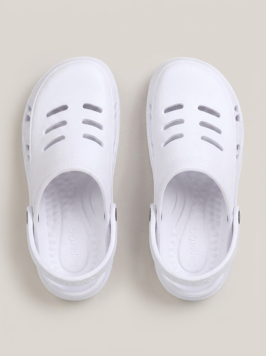 Superog Nova- Men's Clogs-White