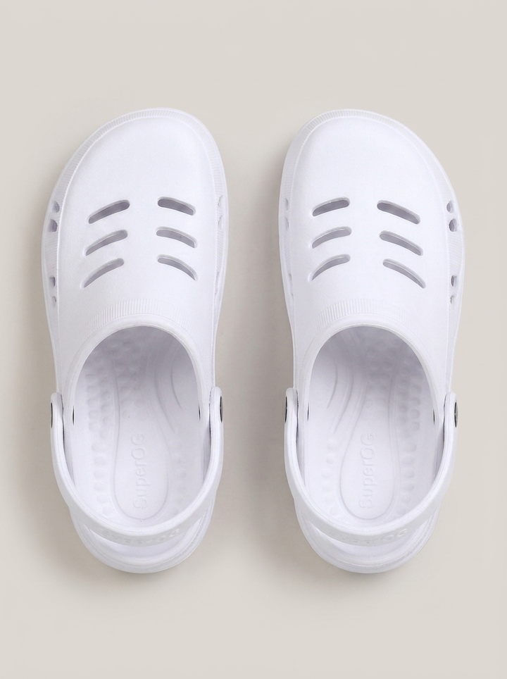 Superog Nova- Men's Clogs-White