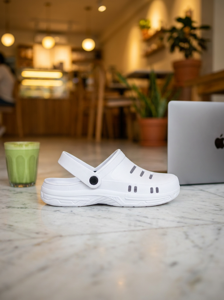 Superog Nova- Men's Clogs-White