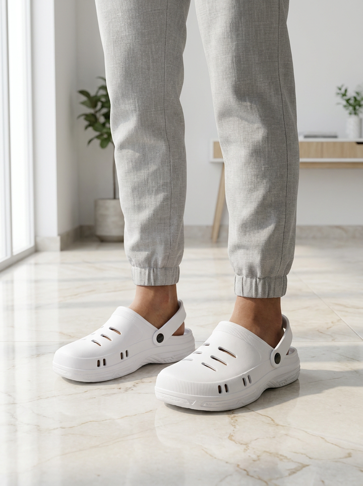 Superog Nova- Men's Clogs-White